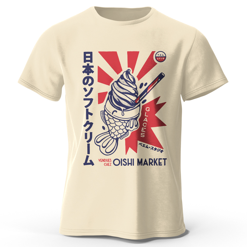 Japanese Foodie Print 100% Cot - đánh giá và giá Japan Lifestyle And Culture