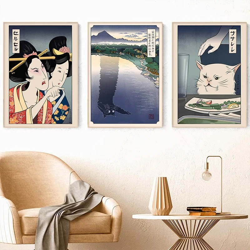 Japanese Ukiyoe Style Poster P - đánh giá và giá Japanese Women Lifestyle