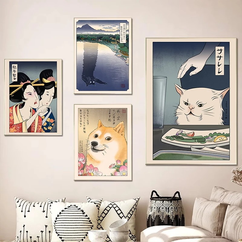 Japanese Ukiyoe Style Poster P - đánh giá và giá Japanese Women Lifestyle