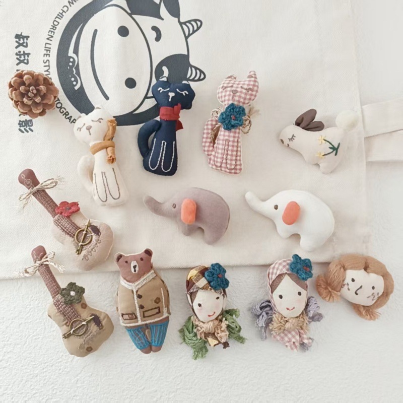 Handmade Cotton Linen Brooch 2 - đánh giá và giá Japan Lifestyle And Culture