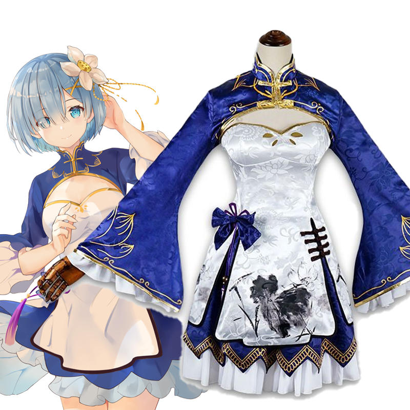 Rem Ram Cosplay Cheongsam Anim - đánh giá và giá Japanese Women Lifestyle